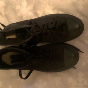 All black All Star Converse